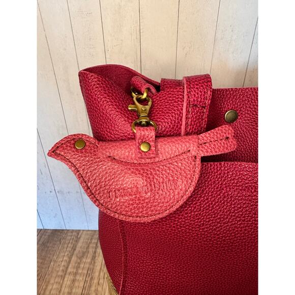 Portland Leather Accessories - Portland Leather Mockingbird Pouch WILD ROSE Pink Purse Charm FAST SHIP